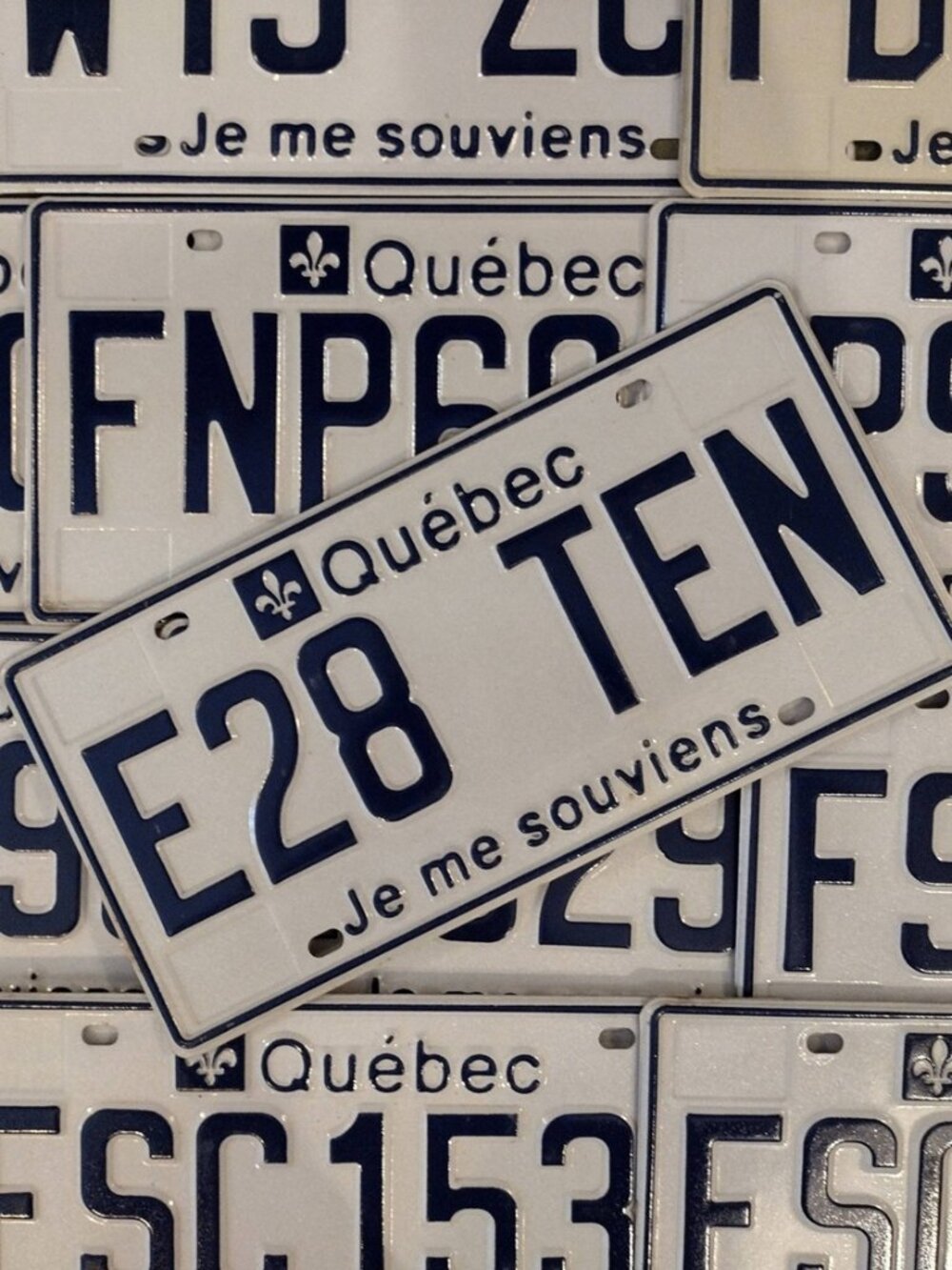 Authentic Quebec License Plate CANADA French Slogan Canadian Man Cave Decor Art